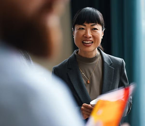Asian woman in corporate